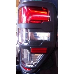 ครอบไฟท้าย ดำด้าน ตัวอักษร Ranger หยอดแดง ฟอร์ด เรนเจอร์ All New Ford Ranger 2012  V.7
